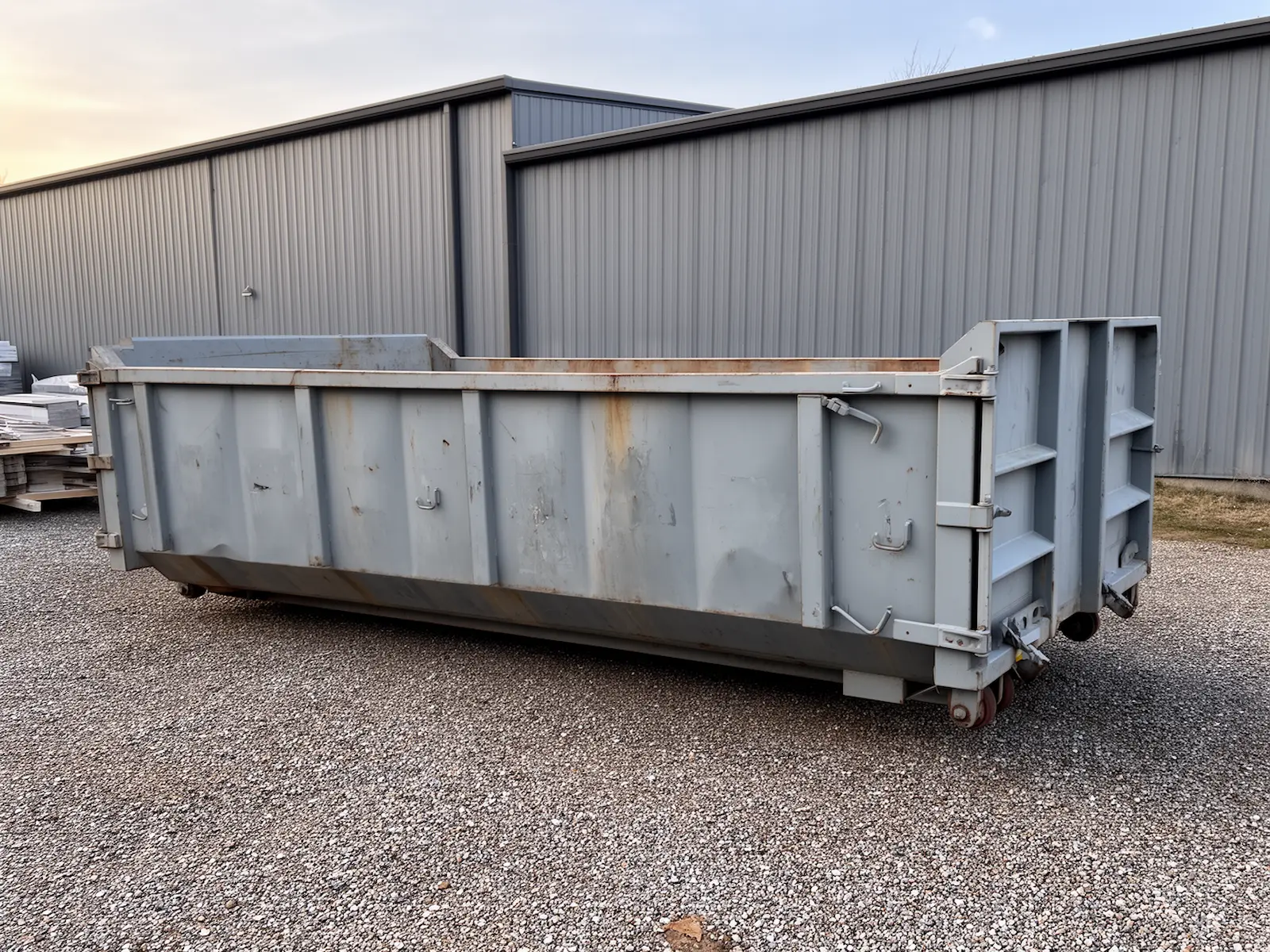 Roll-off dumpster from R & J Dumpster Rental in Boardman, OH
